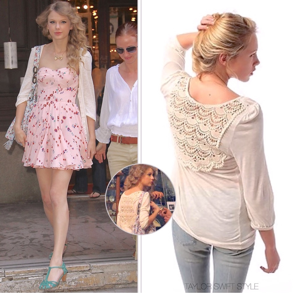 Urban Outfitters: Pins and Needles “Crochet Back Inset Cardigan”